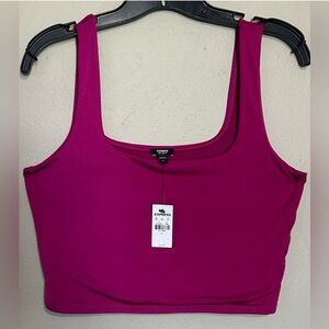 Express Square neck Crop Top